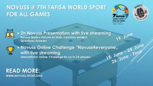 Read more about the article новус на VII Всемирных играх TAFISA “Спорт для всех”
