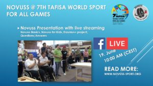 Read more about the article Novuss@7th TAFISA World Sport for All Games