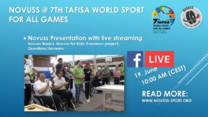 Read more about the article Novuss@7th TAFISA World Sport for All Games
